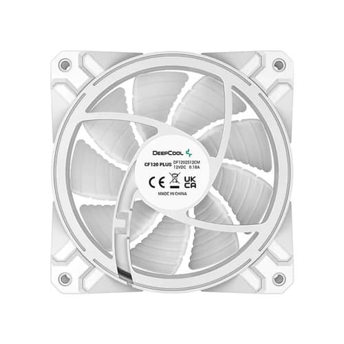 Deepcool CF120 Plus White 120mm PWM ARGB Cabinet Fan (Triple Pack)